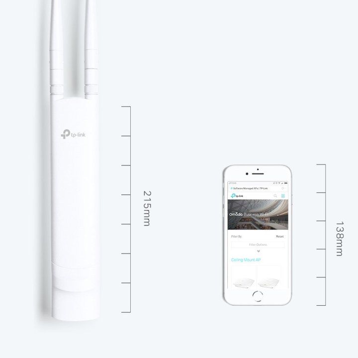 Punto De Acceso Wifi Tp-link Eap110 De Exterior...