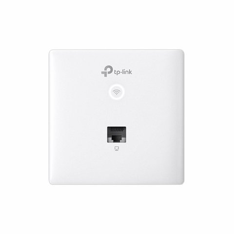 Punto De Acceso Interior Wifi Tp-link Eap115-wall Con Placa De Pared 300mb En 2,4ghz Poe Pasivo 2 Ant. Interna Gestion Centra