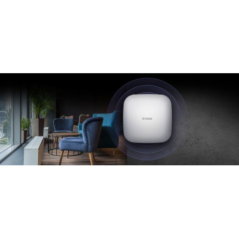 Punto De Acceso Interior Wifi 6 D-link Dap-x2810 Ac1800 Poe Pasivo Nuclias Connect
