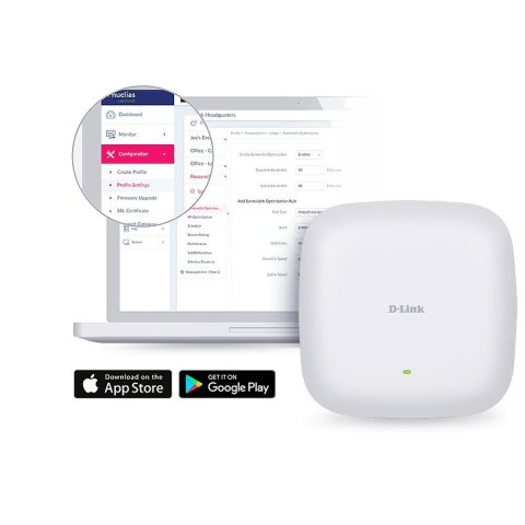 Punto De Acceso Interior Wifi 6 D-link Dap-x2850 Ac3600 Poe Pasivo 4ant. Nuclias Connect