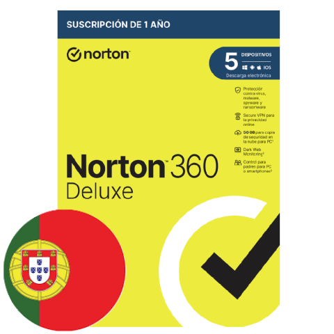 Norton 360 Deluxe 50gb Portugues 1 User 5 Device 12mo **l. Electronica