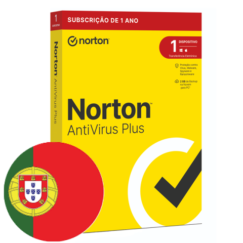 Norton Antivirus Plus 2gb Portugues 1 User 1 Device 12mo Box
