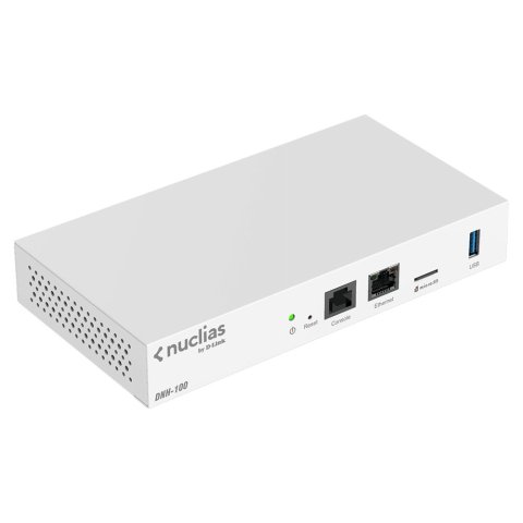 Controladora Wifi D-link Dnh-100 Gestiona Hasta 100aps 1p Giga 1xusb3.0 1xmicrosd Slot Multiple Ssid