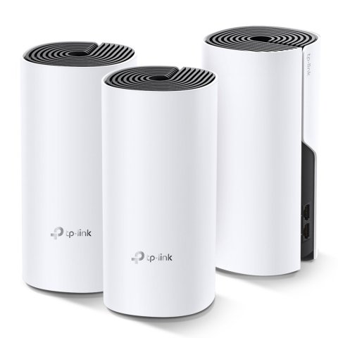 Punto De Acceso Interior Mesh Wifi 5 Tp-link Deco M4 Mesh Ac1200 3uds Cpu Quad Core Bt4.2 2p Giga 2ant Internas Config Asisti