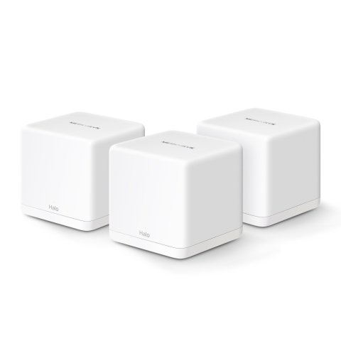 Punto De Acceso Interior Mesh Wifi 6 Mercusys Halo H60x (3-pack) Kit De Tres Puntos De Acceso Interior Mesh Ax1500 Doble Band