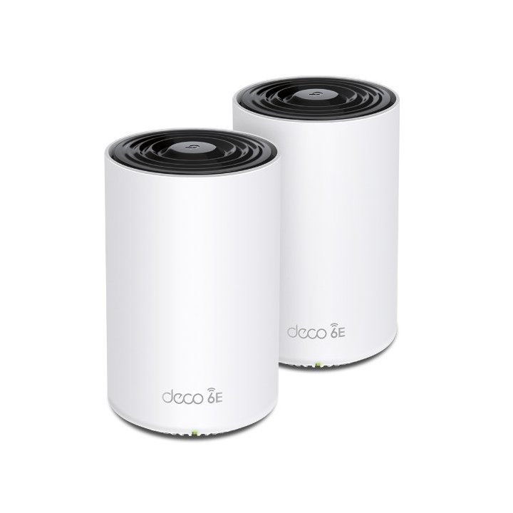 Punto De Acceso Interior Mesh Wifi 6e Tp-link Deco X75 Tribanda Pack 2u Axe5400 2.4   5   6ghz 5400mbps 4 Antenas 3p Giga