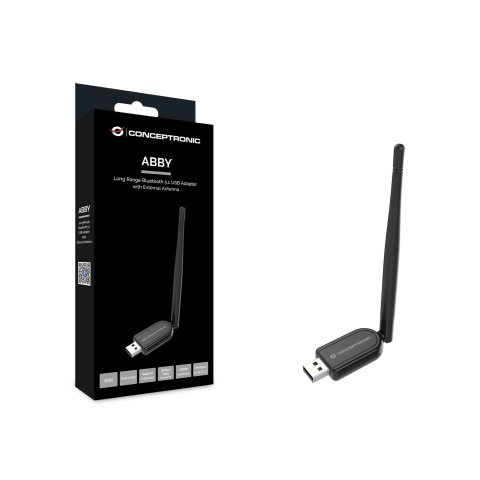 Adaptador Conceptronic Usb Bluetooth 5.1 Largo Alcance 100m Abby07b