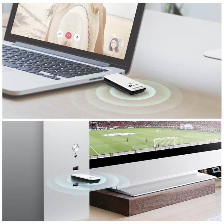 Usb Wifi Tp-link Wn821n 300mb 2 Antenas Internas