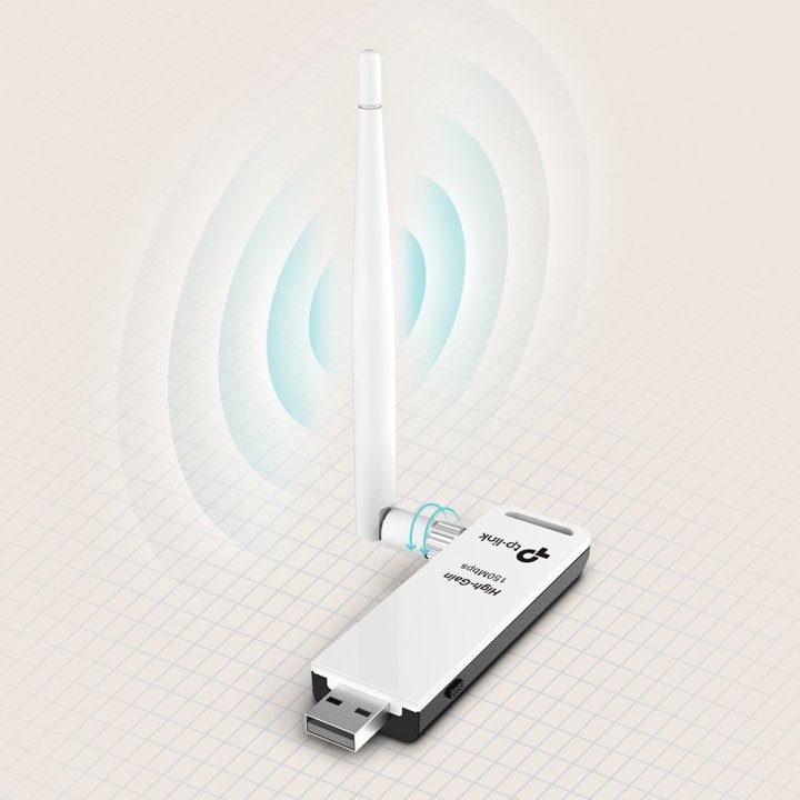 Usb Wifi Tp-link Wn722n 150mb Alta Ganancia 1 Antena Desmontable