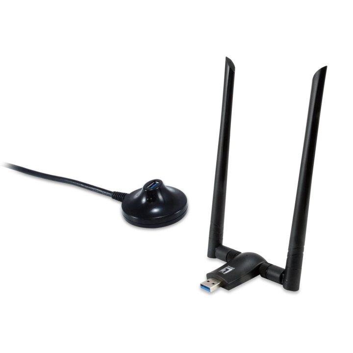 Wifi Usb Dualband Level One Wua-1810e Ac1200 300mb En 2,4ghz Y 867mb En 5ghz Usb 3.0 2 Antenas Desmontables