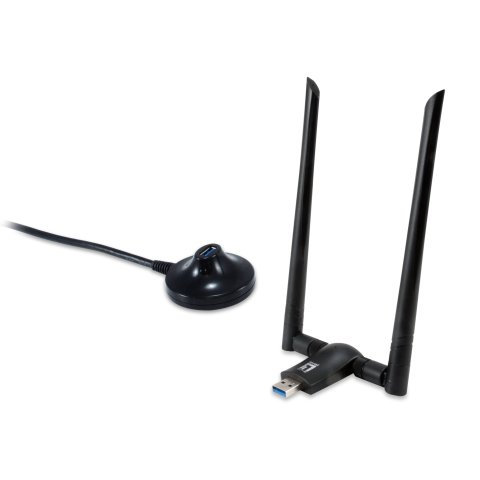 Wifi Usb Dualband Level One Wua-1810e Ac1200 300mb En 2,4ghz Y 867mb En 5ghz Usb 3.0 2 Antenas Desmontables