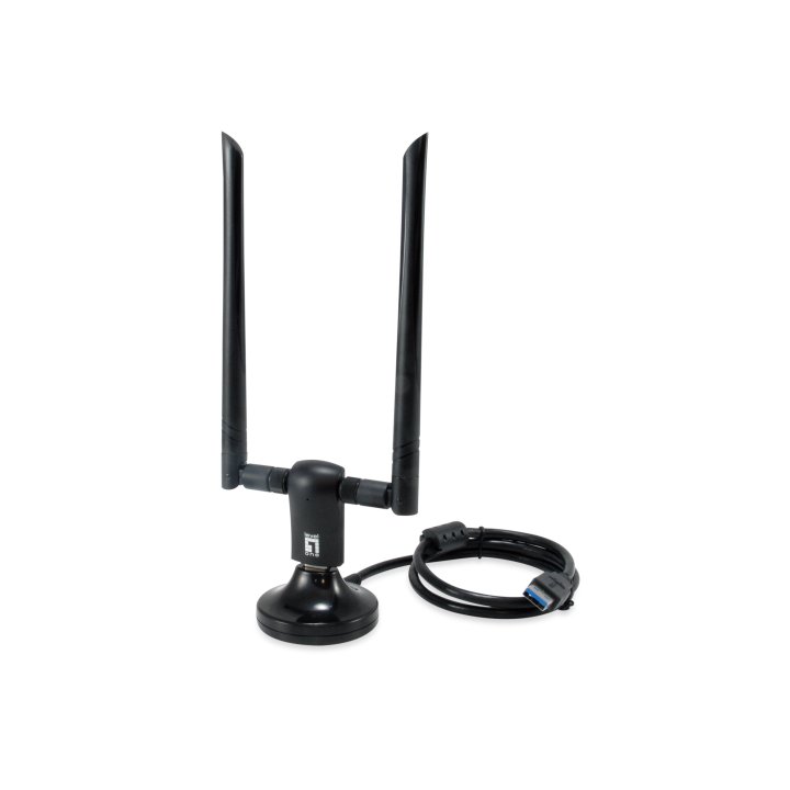 Wifi Usb Dualband Level One Wua-1810e Ac1200 300mb En 2,4ghz Y 867mb En 5ghz Usb 3.0 2 Antenas Desmontables