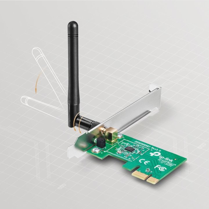 Pci Express Wifi Tp-link Wn781nd 150mb 1 Antena Desmontable