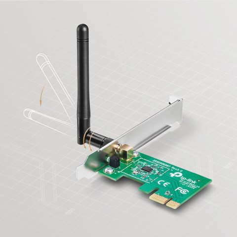 Pci Express Wifi Tp-link Wn781nd 150mb 1 Antena Desmontable