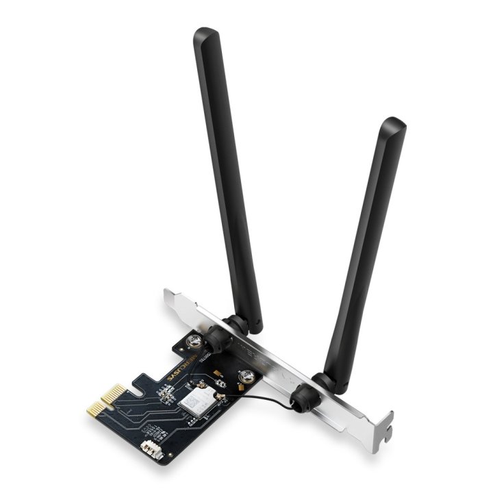 Pci Express Wifi 6 Triple Banda Y Bluetooth 5.3 Mercusys Ma86xe Axe5400 6ghz-5ghz-2.4ghz Hasta 5400mbps 2 Antenas