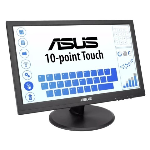Monitor 15.6" Hdmi Vga Asus Vt168hr Tactil De 10-puntos 1366x768 16 9 220cd m Inclinacion-5 ° ~30 ° 5ms