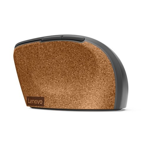 Mouse Lenovo Go Wireless Ergonomico  6 Botones Hasta 2400dpi Gris