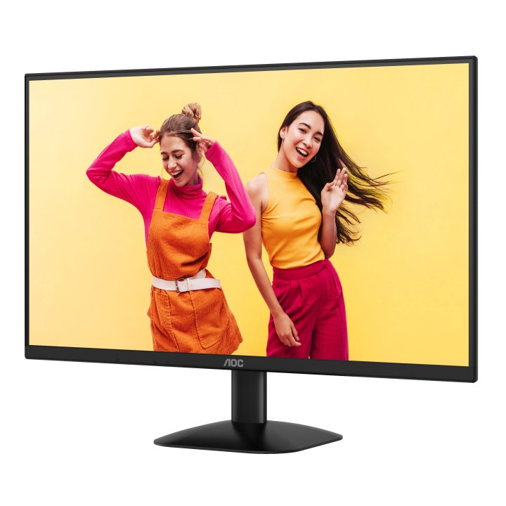 Monitor 27" Hdmi Vga Aoc 27b35hm Va Fhd 100hz 1ms Vesa 100x100 Negro