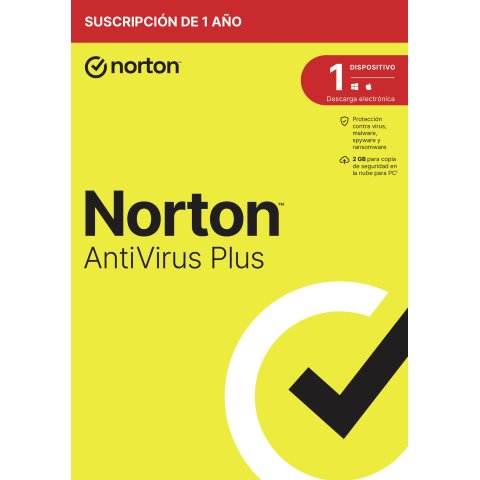 Norton Antivirus Plus 2gb Es 1 User 1 Device 12mo Box