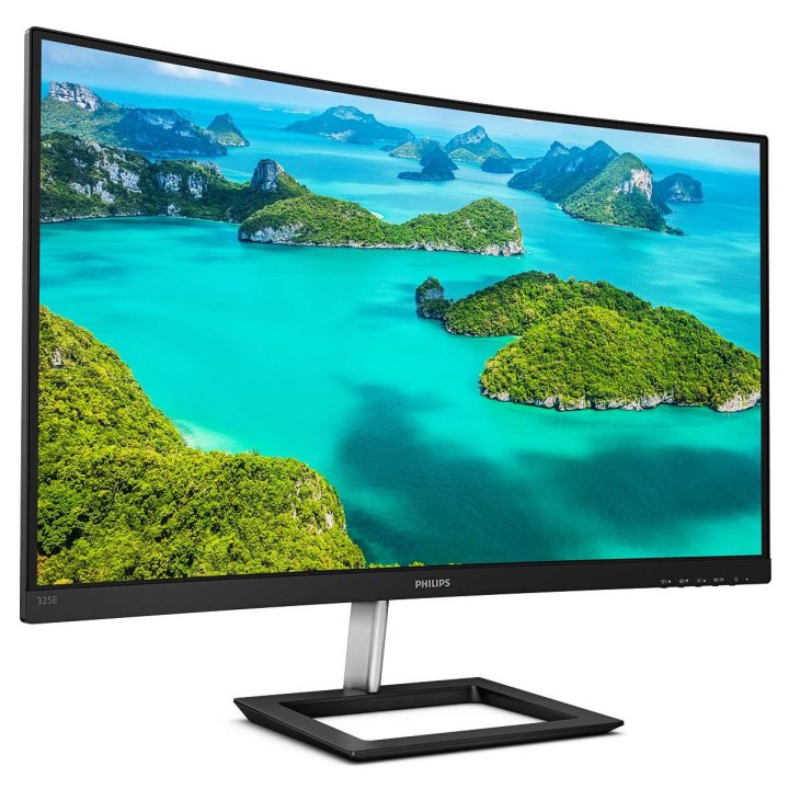 Monitor 32" Dp Hdmi Vga Philips 325e1c 00 Va Qhd 2560x1440 75hz 4ms 250cd Vesa 100x100 Negro