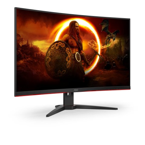 Monitor 32" Curvo Dp Hdmi Aoc 27b35hm Va Fhd 240hz 0.5ms 1500r Vesa 100x100 Negro
