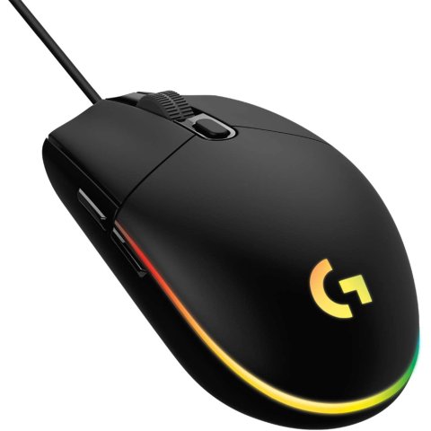 Mouse Logitech G203 Lightsync Rgb 8000dpi 6 Botones Color Negro