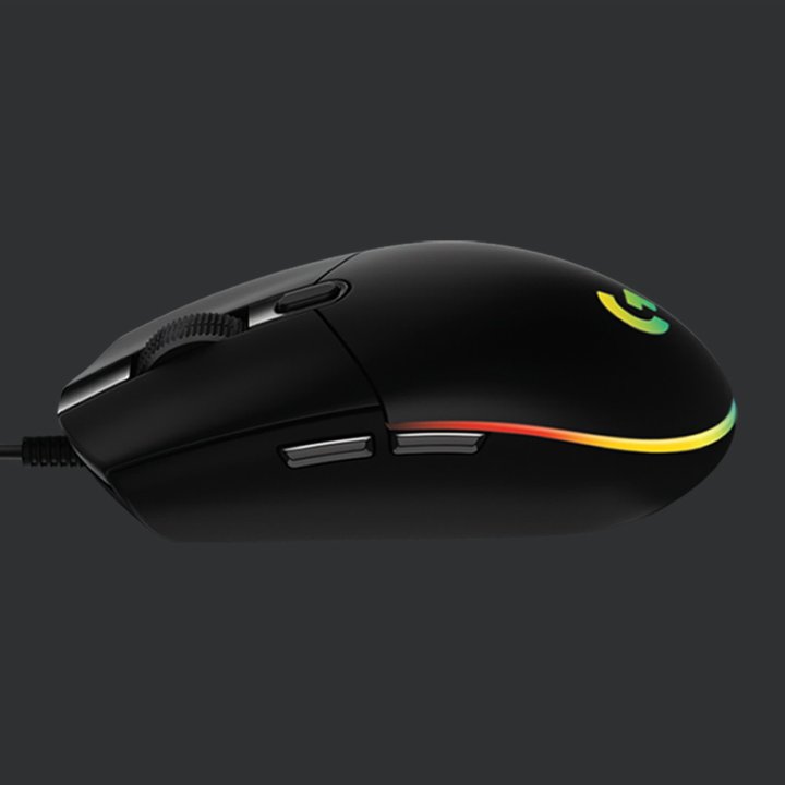 Mouse Logitech G203 Lightsync Rgb 8000dpi 6 Botones Color Negro