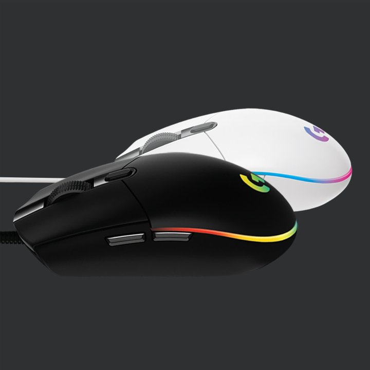 Mouse Logitech G203 Lightsync Rgb 8000dpi 6 Botones Color Negro