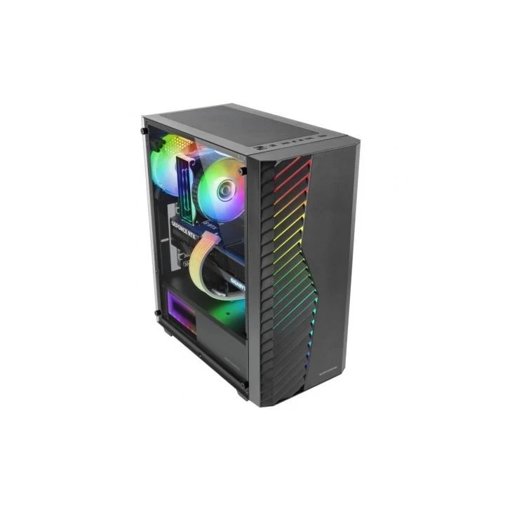 Caja Atx Mars Gaming Mcvolt Ventana Cristal Templado Argb Gpu 327-267mm 2x3.5 2x2.5 Negro
