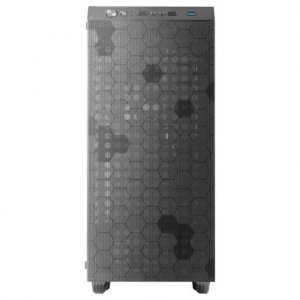Caja Atx Semitorre Gaming Mars Gaming Mcq3 Negra Lateral Cristal Templado Doble Rejilla Magnetica Doble Camara Vent 120mm Fdb 2