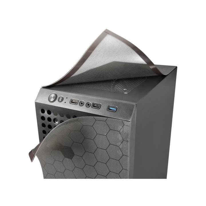 Caja Atx Mars Gaming Mcq3 Negra Lateral Cristal...
