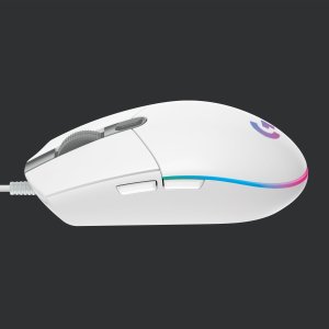 Mouse Logitech G203 Lightsync Rgb 8000dpi 6 Botones Color Blanco 2