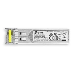 Transceiver Tp-link Sm321a-2 Bidireccional Wdm Giga Monomodo Lc Tx 1550nm rx 1310nm Hasta 2km 2