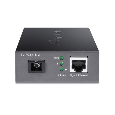 Convertidor De Fibra Tp-link Fc311b-2 Single-mode Gigabit Bidireccional De 1p Rj45 10 100 1000 A 1p Sc Port Gigabit Cobertura