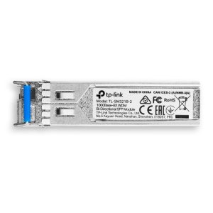 Transceiver Tp-link Sm321b-2 Bidireccional Wdm Giga Monomodo Lc Tx 1310nm rx 1550nm Hasta 2km 2