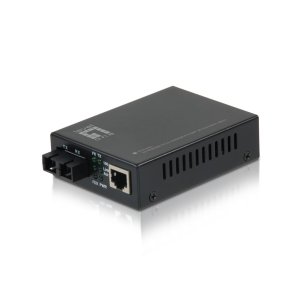 Conversor Fibra Optica Level One 10 100tx A 100base-fx Sc (40km)