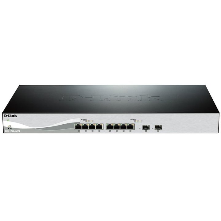 Switch Gestionable L2 D-link Dxs-1210-10ts e 8p 10g + 2p 10g Combo Sfp Rack