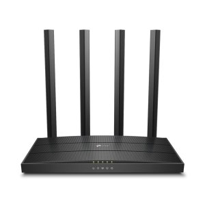 Router Wifi Dualband Tp-link Archer C6 Ac1200 300mb En 2,4ghz Y 867mb En 5ghz 5p Giga 4 Antenas Fijas