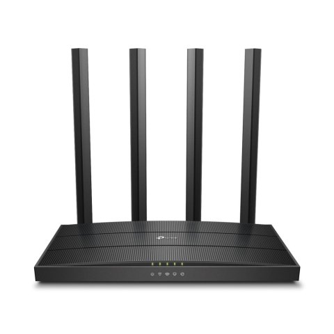 Router Wifi Dualband Tp-link Archer C6 Ac1200 300mb En 2,4ghz Y 867mb En 5ghz 5p Giga 4 Antenas Fijas