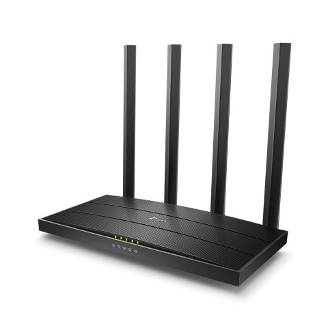 Router Wifi Dualband Tp-link Archer C6 Ac1200 300mb En 2,4ghz Y 867mb En 5ghz 5p Giga 4 Antenas Fijas