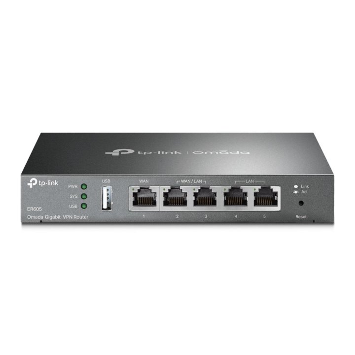 Router Vpn Tp-link Er605 (tl-r605) Safe Stream 5p Gigabit Multi-wan