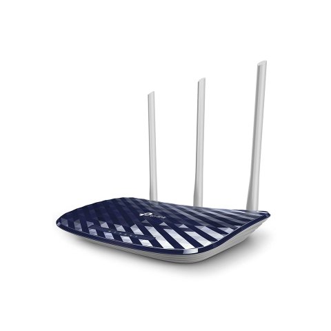 Router Wifi Dualband Tp-link Archer C20 Ac750 300mb En 2,4ghz Y 433mb En 5ghz 4p Ethernet 2 Antenas Fijas