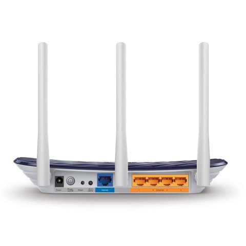 Router Wifi Dualband Tp-link Archer C20 Ac750 300mb En 2,4ghz Y 433mb En 5ghz 4p Ethernet 2 Antenas Fijas