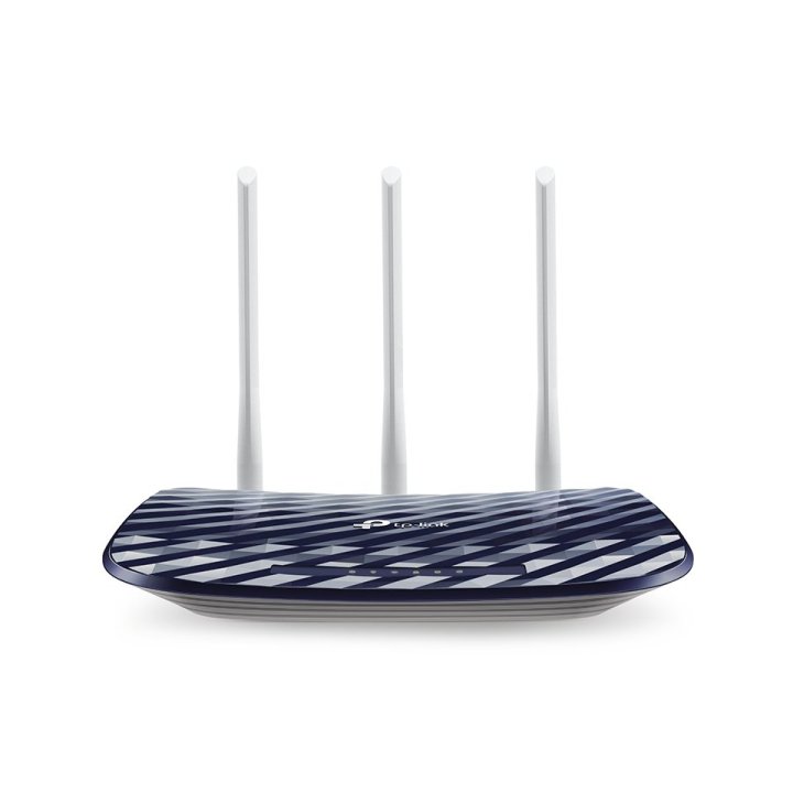 Router Wifi Dualband Tp-link Archer C20 Ac750 300mb En 2,4ghz Y 433mb En 5ghz 4p Ethernet 2 Antenas Fijas