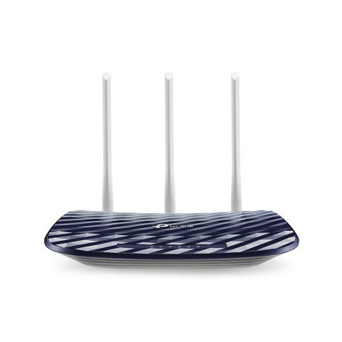 Router Wifi Dualband Tp-link Archer C20 Ac750 300mb En 2,4ghz Y 433mb En 5ghz 4p Ethernet 2 Antenas Fijas