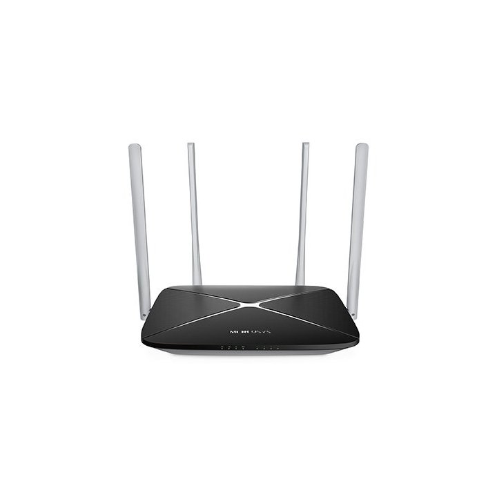 Router Wifi Ac Dualband Mercusys Ac12 Wifi Ac1200 4 Puertos Lan 1 Puerto Wan 4 Antenas De 5dbi