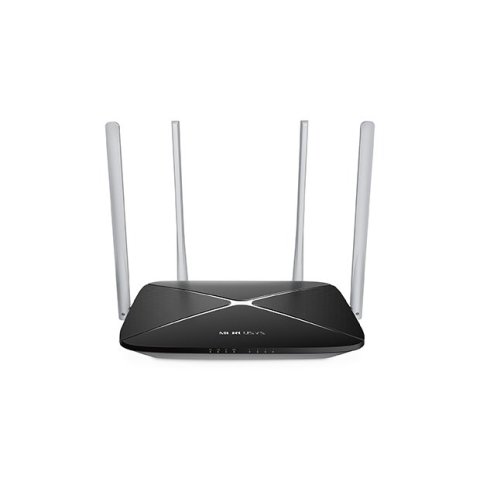 Router Wifi Ac Dualband Mercusys Ac12 Wifi Ac1200 4 Puertos Lan 1 Puerto Wan 4 Antenas De 5dbi