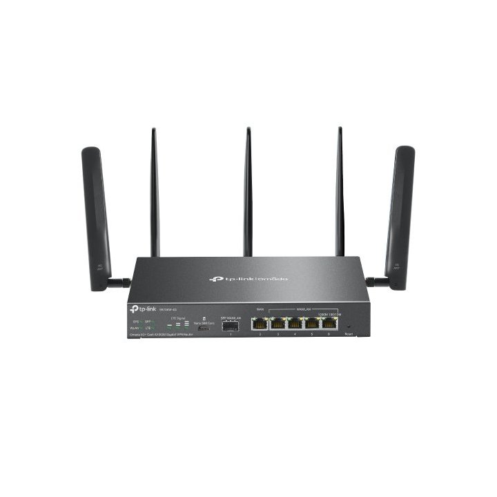 Router Vpn Tp-link Er706w-4g Gigabit Omada Ax3000 Ranura Nanosim 4g 1p Sfp Y 5p Rj45 Omada Mesh Wifi6 Doble Banda