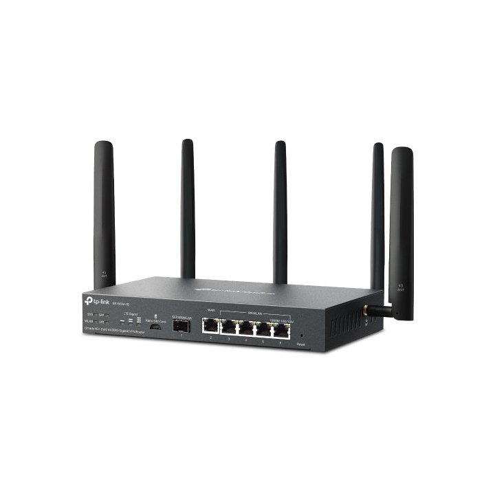 Router Vpn Tp-link Er706w-4g Gigabit Omada Ax3000 Ranura Nanosim 4g 1p Sfp Y 5p Rj45 Omada Mesh Wifi6 Doble Banda