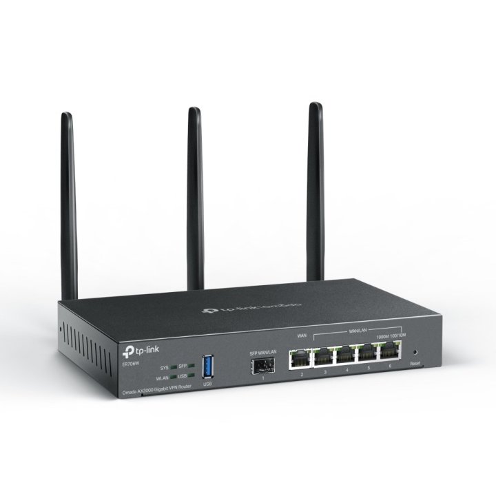 Router Vpn Tp-link Er706w Gigabit Omada Ax3000 1p Sfp Y 5p Rj45 Omada Mesh Wifi Doble Banda
